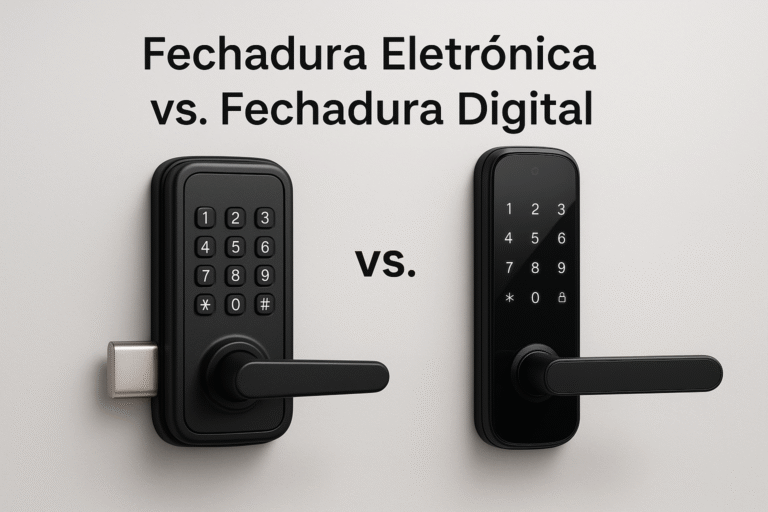 Fechadura Eletrônica ou Fechadura Digital? Entenda as Diferenças e Escolha a Melhor Opção