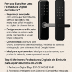 As Melhores Fechaduras Digitais de Embutir para Apartamentos em 2025